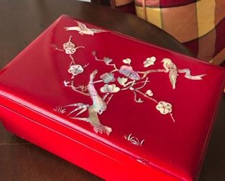 Nice box with mother of pearl inlay lid