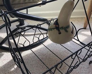 Wrought Iron magazine rack