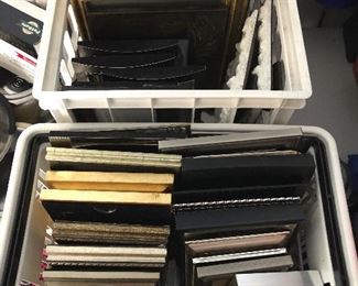 Assortment of picture frames 8 x 10 and smaller