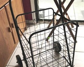 Shopping cart (folds away)