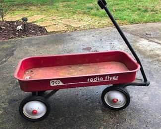 Vintage 1970's 90 Radio Flyer Wagon