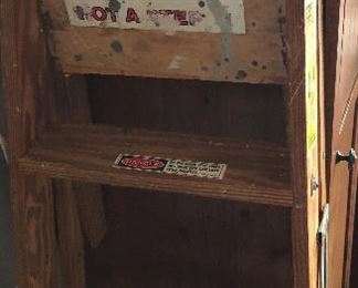 Vintage small wooden ladder