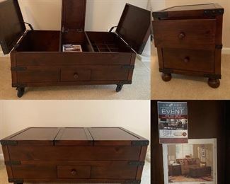 Lazy Boy Coffee Table with Storage
Matching End Table with Drawers