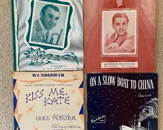 Tons of Vintage Sheet Music