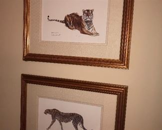 "Big Cats" - 2 of 4 - signed and letter of authenticity 