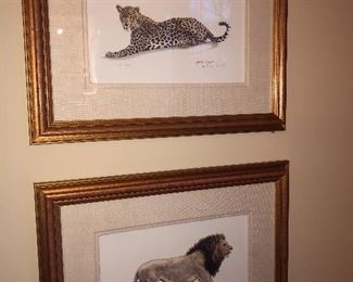 "Big Cats" - 2 of 4 - signed and letter of authenticity 