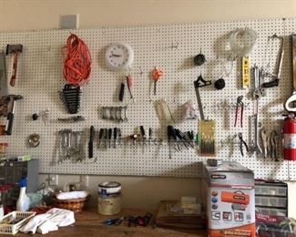 hand Tools - clean and organized