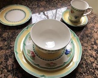 Villeroy & Boch  - porcelain dishes - French Garden Vienne