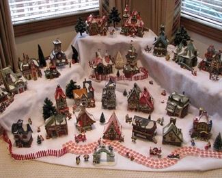 Christmas village - extensive collection