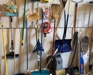 Tools and household chemicals