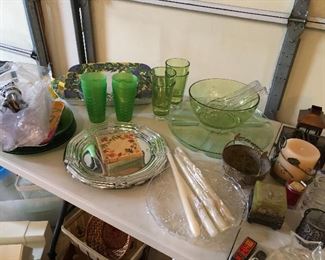 Accessories for the patio - acrylic items, candles and more