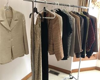 Clothing - nice jackets and evening dresses - Size S and 6-8