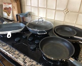 Pots and Pans and LeCrueset panini pan