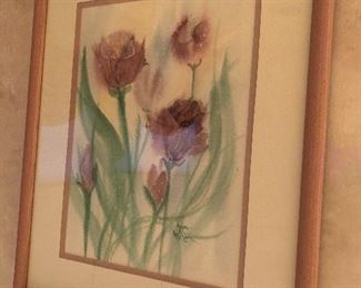 Watercolor and mixed media - set of 2 by Hop Atkinson