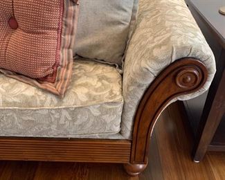 Sofa measures 86" long and 36" deep