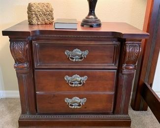 Nighstands measure 32" x 18" x 31"