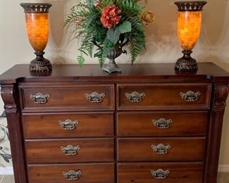 Dresser measures 66" x 20" x 43"