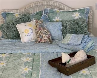 Queen Wicker Headboard