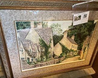 Tom Caldwell "St. Mary's Lane" Autographed Print