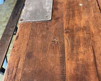 Antique Wallpaper Table