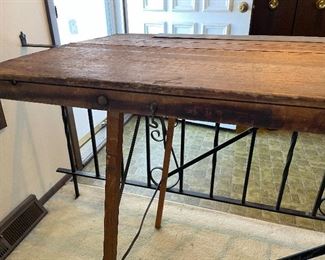 Antique Wallpaper Table