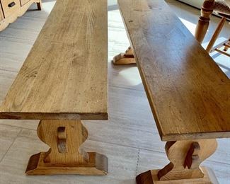 2 matching Benches 47”L x 13”W $85ea