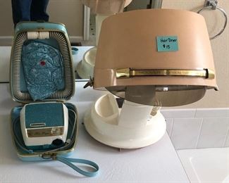 Hair dryers.