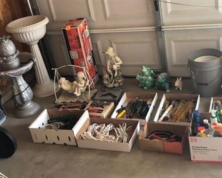 Misc. garage items, tools