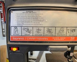 Sears Craftsman 12" Band Saw Sander