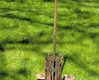 Candelabra made by Robert Flynn, a Northwest artist.