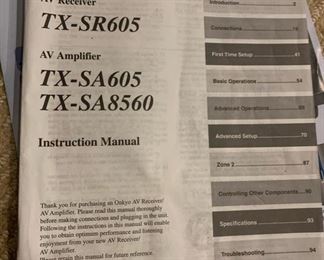 Onkyo AV Receiver TX SR605