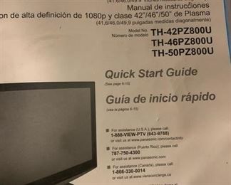 Panasonic 1080p Plasma HDTV