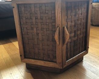 1950's Mid-Century Modern Hexagon Side Table by Lane