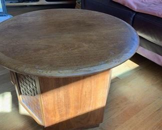 1950's Mid-Century Modern Hexagon Side Table by Lane