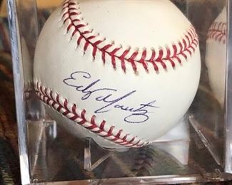 Edgar Martinez signed baseball