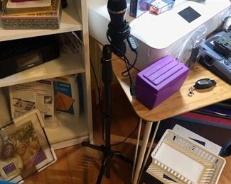 Microphone on Tripod