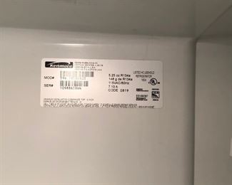 Kenmore Refrigerator Model Number 596.78582800
