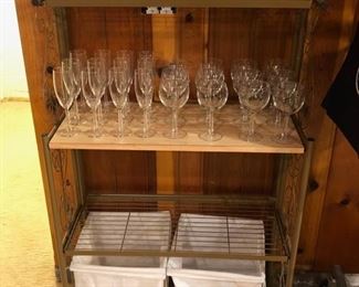 Vintage Bar Rack, Stemware