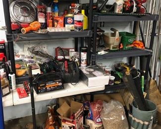 automotive and lawn/garden supplies and tools
