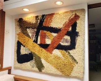 MID-CENTURY TEXTILE WALL ART