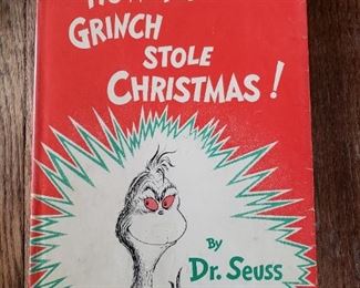 RARE 1957 FIRST EDITION/ FIRST STAGE" HOW THE GRICH STOLE CHRISTMAS"