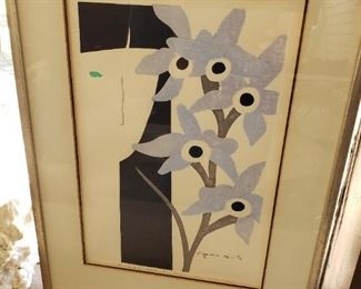 SIGNED SAITO WOOD BLOCK PRINTS