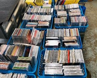 Several CD’s  and DVD’s 