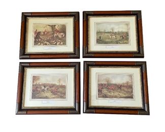 H. Alken and E.B. Herberte Fox Hunting Prints