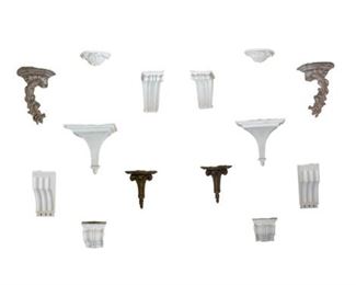Wall Brackets, Set of 14