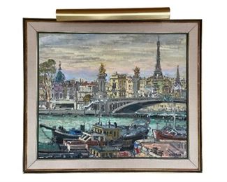 Vincent Farrell, Paris, Oil on canvas
