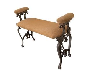 Art Nouveau Iron Bench