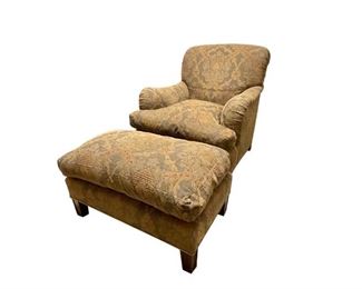 Club Chair and Ottoman