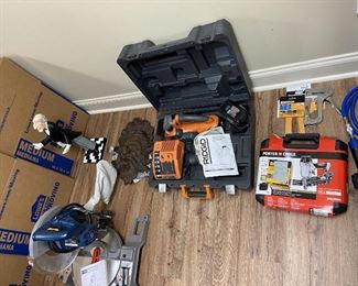 Brand new and lightly used tools
