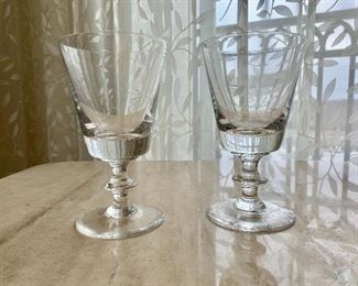 Detail water/wine goblets